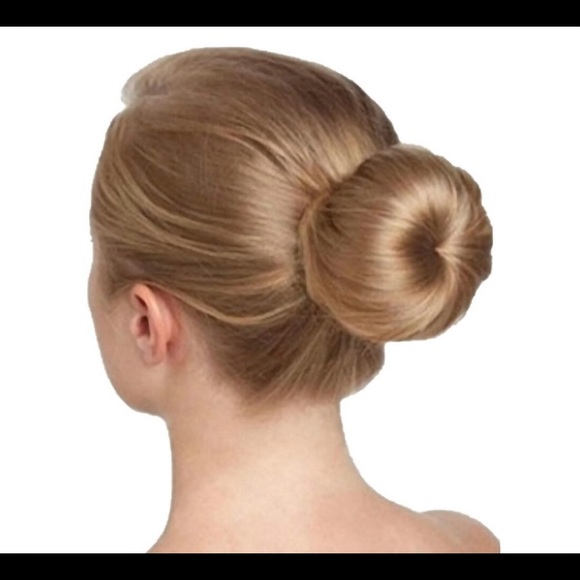 3/$25💥 NWOT 2 Bun Donut Form Sponge Hair Accessory Medium and Large Size Blonde - Picture 1 of 7